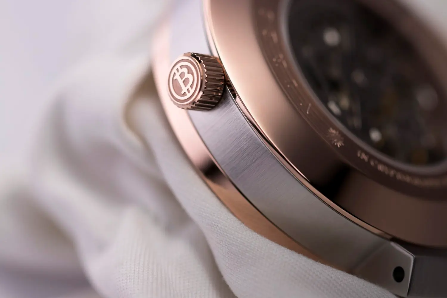CRYPTOMATIC watch and packaging