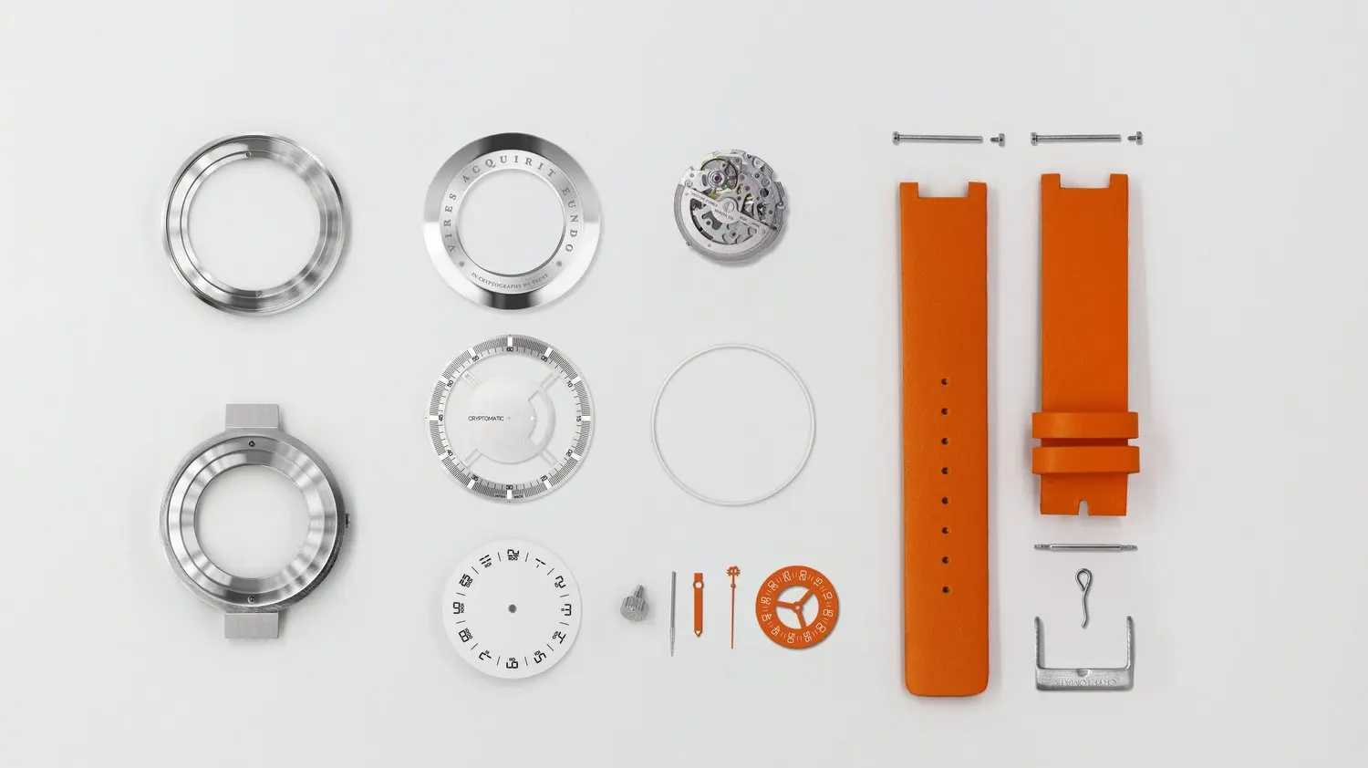 A CRYPTOMATIC watch on the wrist